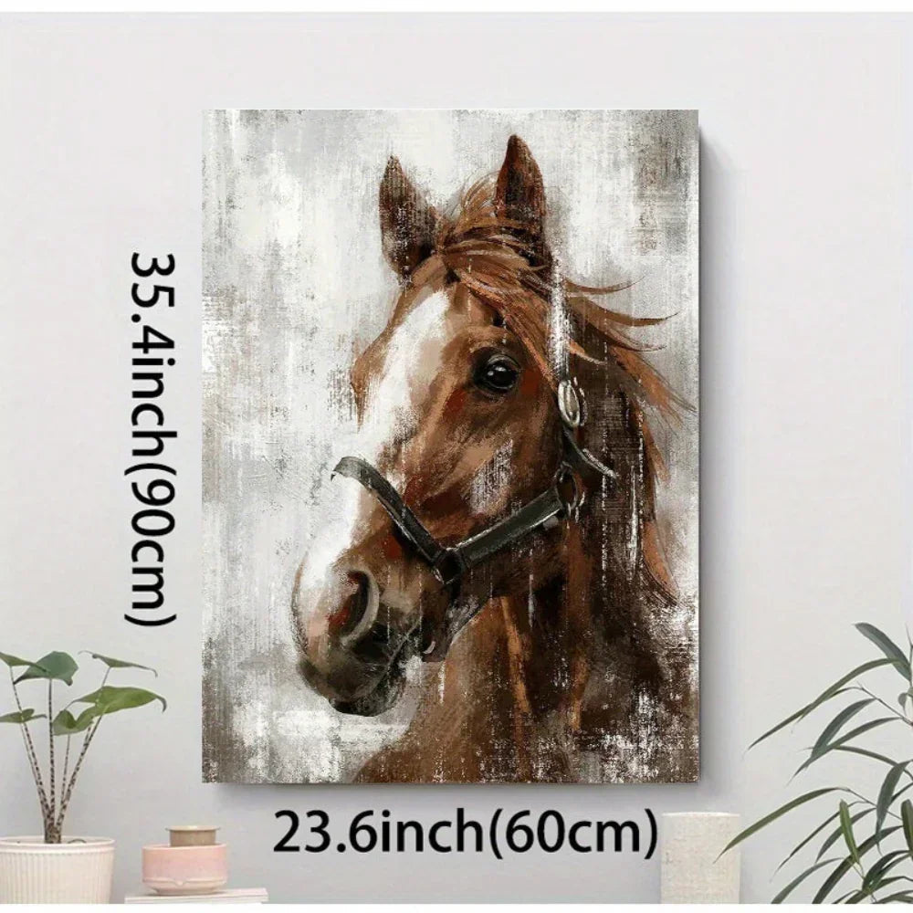 Wall Art - Wooden Brown Framed