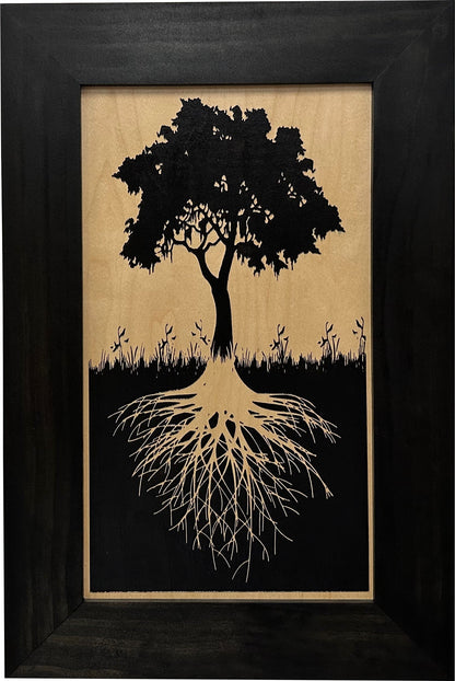 Tree of Life Hidden Gun Storage Wall Decor Concealment Furniture