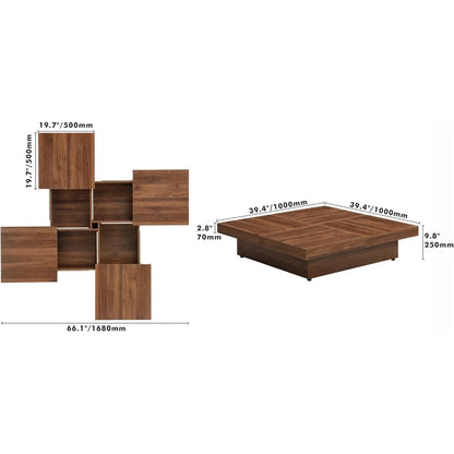 Coffee Table with Sliding Top for Storage