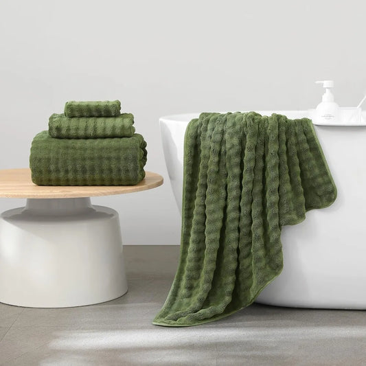 2 Extra Large Bath Sheets 2 Hand Towels 2 Washcloths