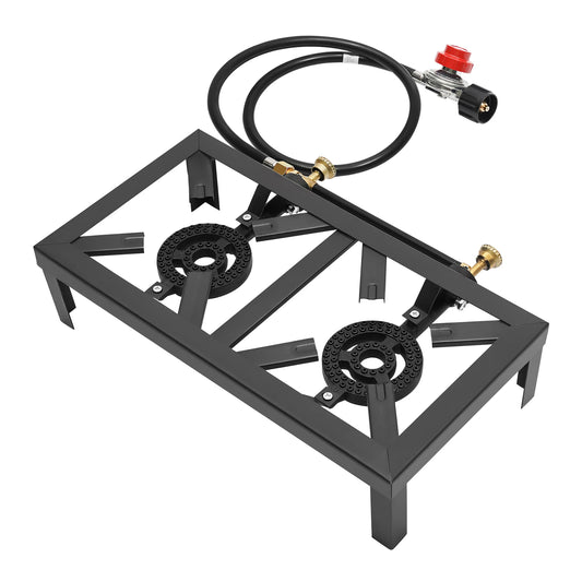 Outdoor Gas Stove Propane Cooker with Adjustable Regulator