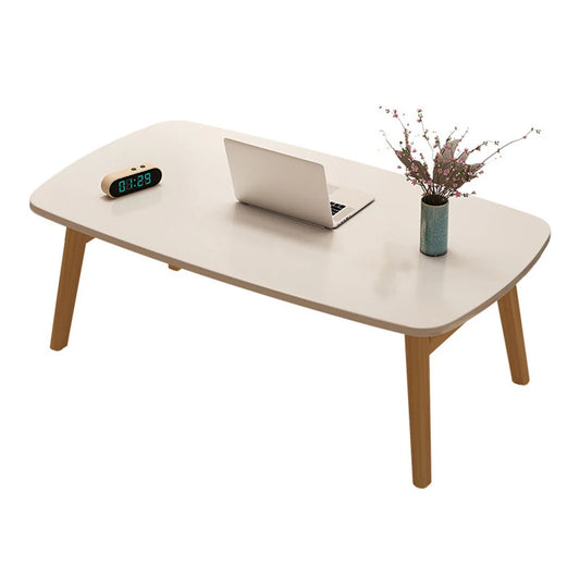 Portable folding coffee table for small spaces no assembly