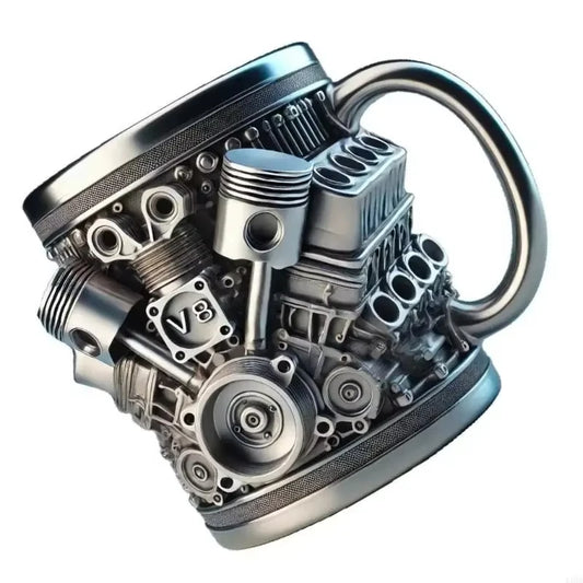 New engine cup, mug, stainless steel liner