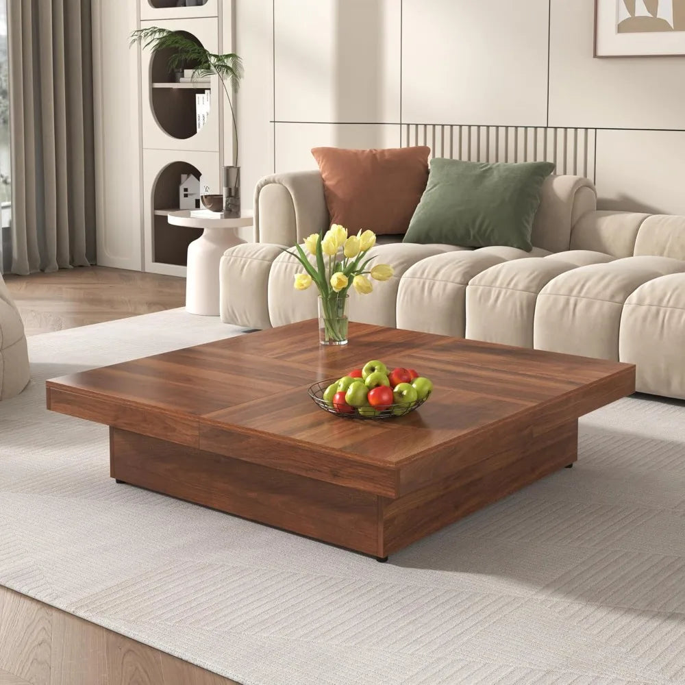 Coffee Table with Sliding Top for Storage