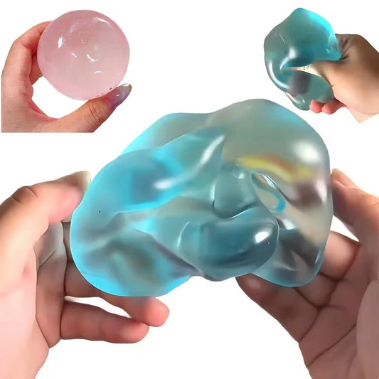 Blue Maltose Squishy Toys Anti Stress Sensory
