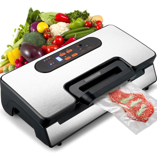 90KPa vacuum sealer with bags for food preservation