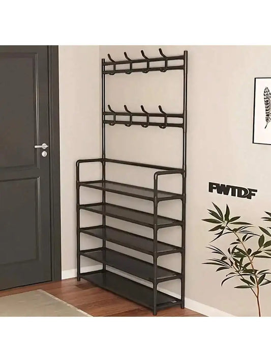 5-tier hat racks with shelves for shoes