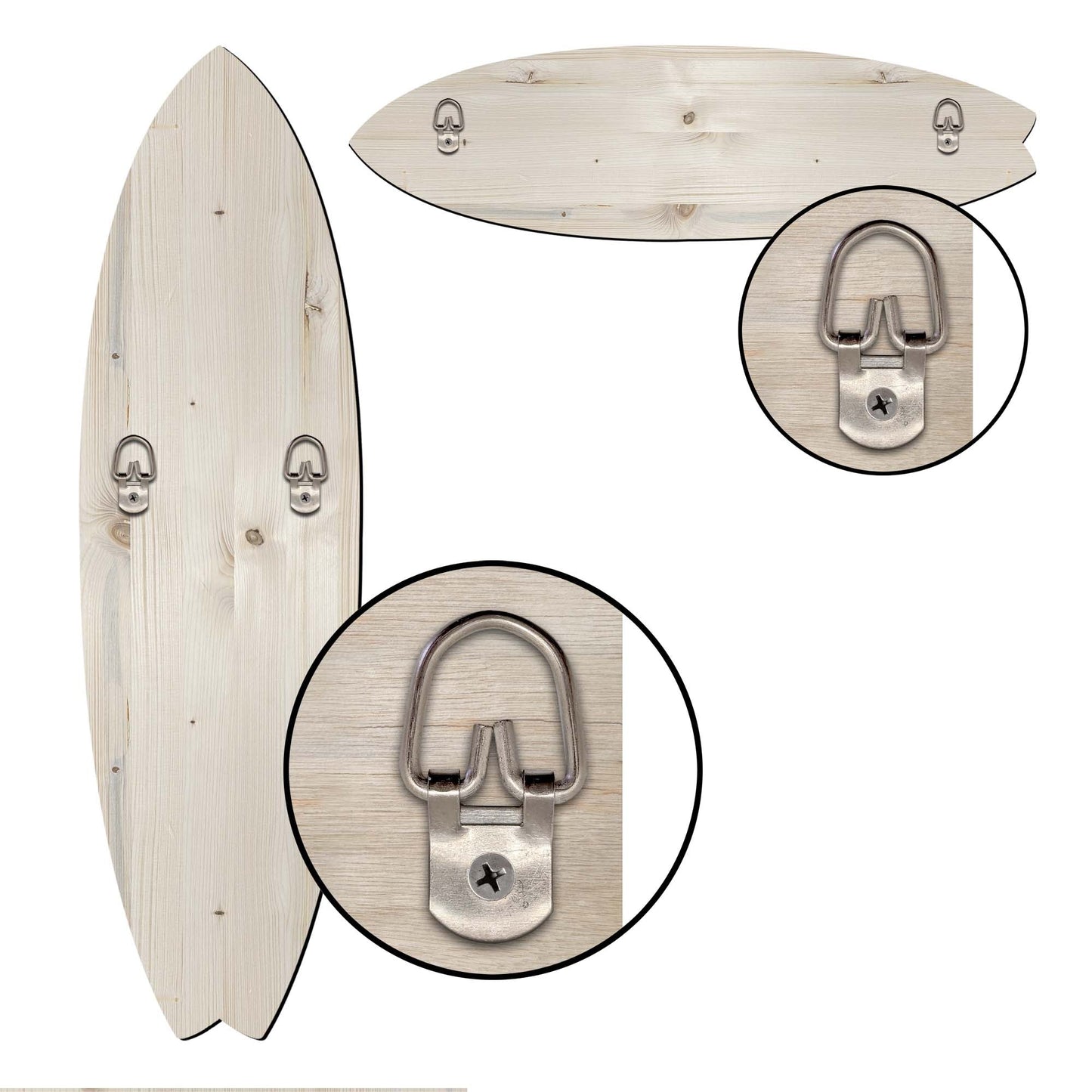 Morning Beach Surfboard Coastal Wall Art by G. DeBrekht - Coastal Holiday Decor - 8490125HS