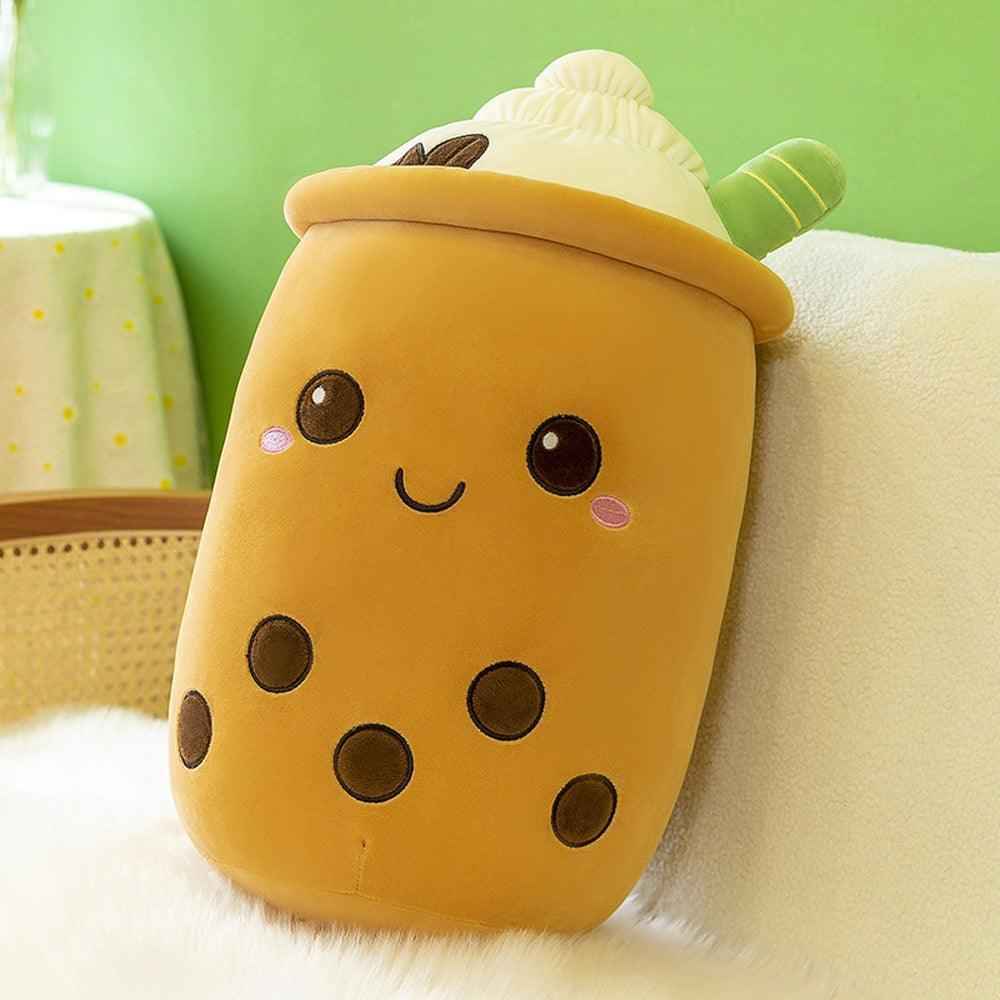 Kawaii Bubble Tea Plushie Strawberry Matcha Boba Toy Gift