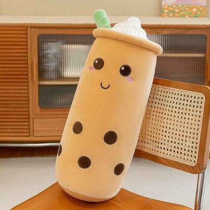 Kawaii Bubble Tea Plushie Strawberry Matcha Boba Toy Gift