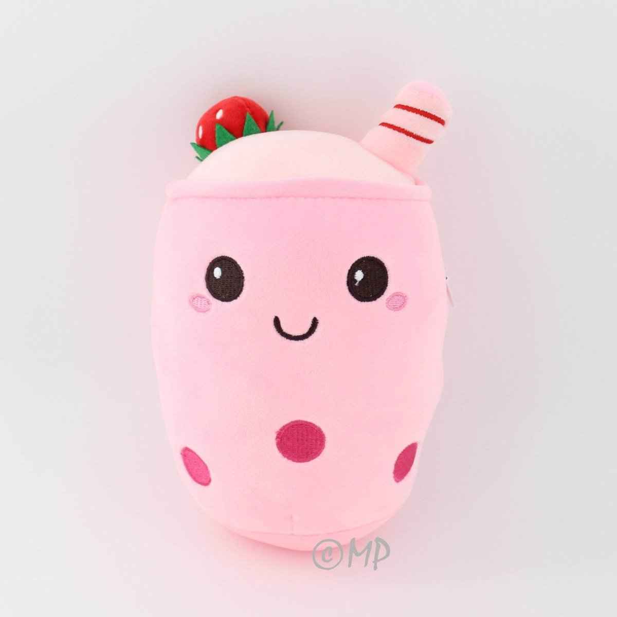 Kawaii Bubble Tea Plushie Strawberry Matcha Boba Toy Gift