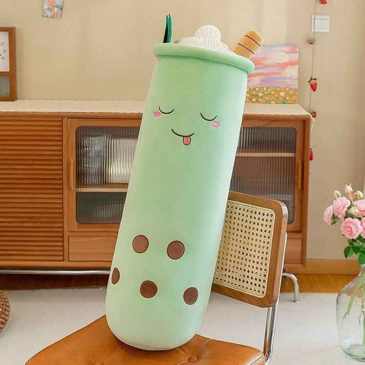 Kawaii Bubble Tea Plushie Strawberry Matcha Boba Toy Gift