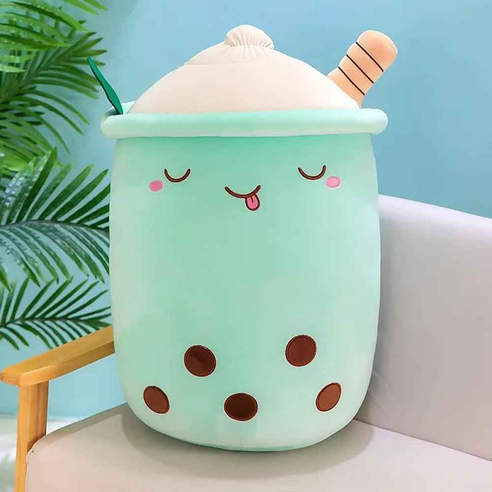 Kawaii Bubble Tea Plushie Strawberry Matcha Boba Toy Gift