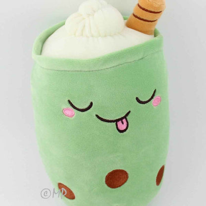Kawaii Bubble Tea Plushie Strawberry Matcha Boba Toy Gift