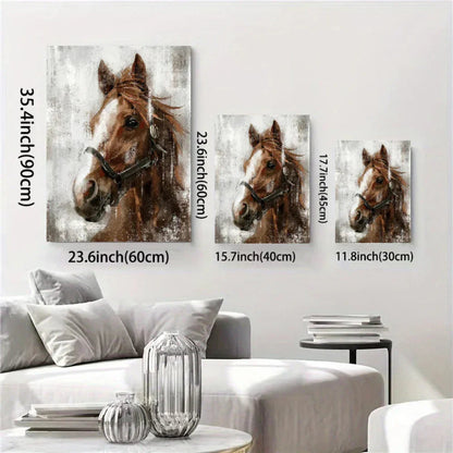 Wall Art - Wooden Brown Framed