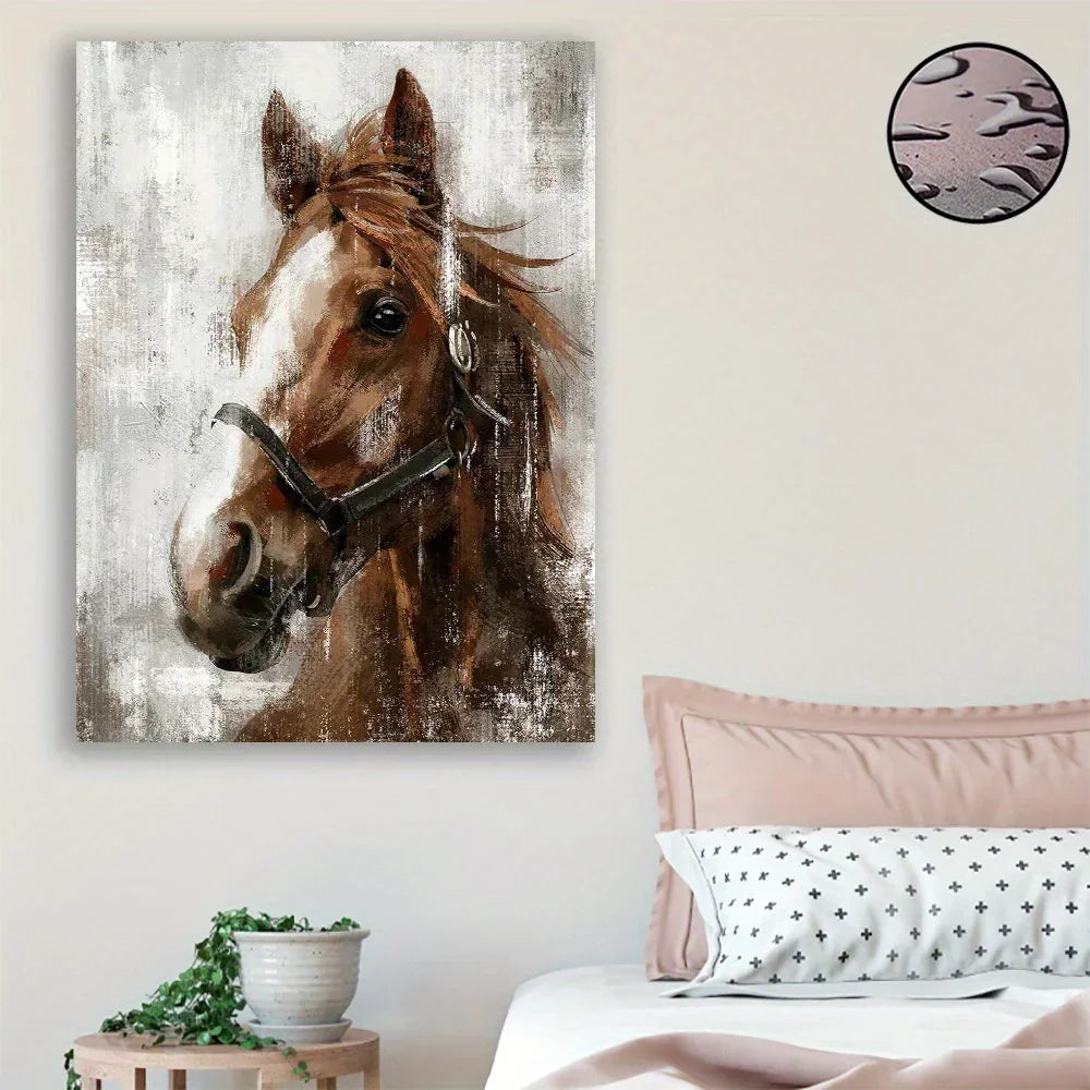 Wall Art - Wooden Brown Framed