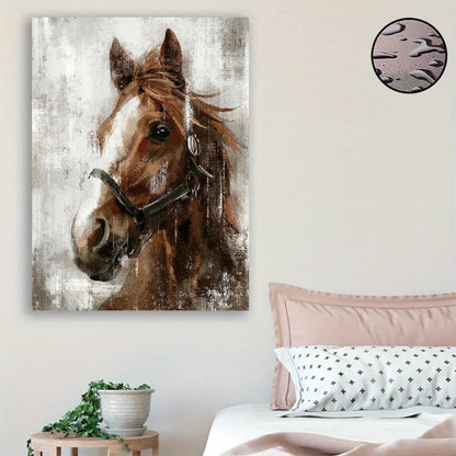 Wall Art - Wooden Brown Framed